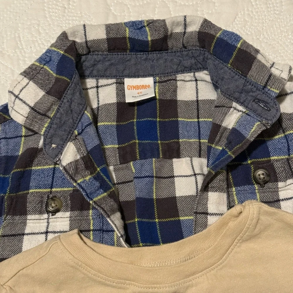 Old Navy Tan 'Keep It Fresh' Tractor‎ Tee